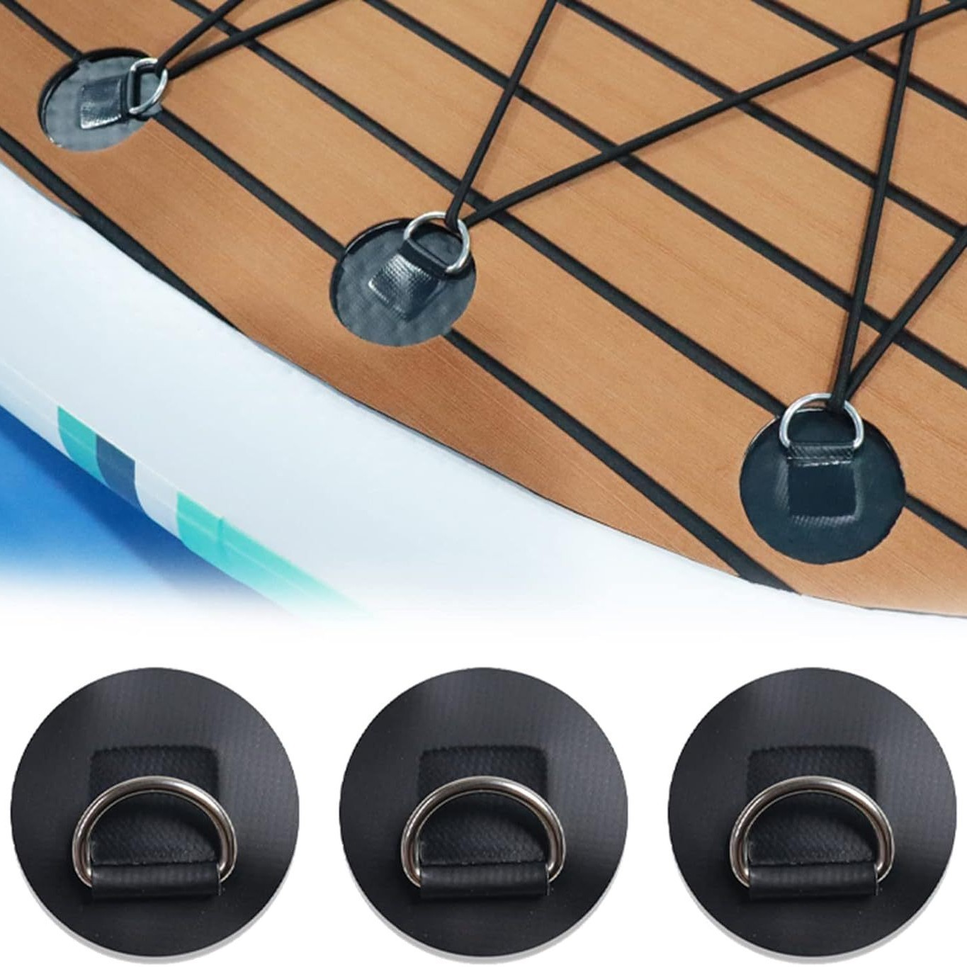 4 Buah 8Cm Patch D-ring Meling - Fishing Kayak Rod Holder ulasan dan harga